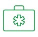 Icon of a first aid brief case