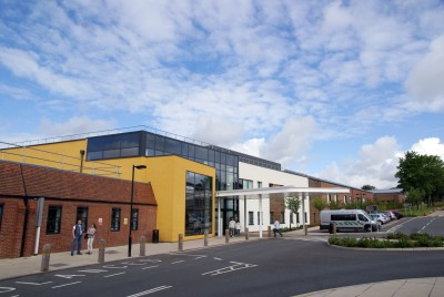 Haywood Hospital entrance