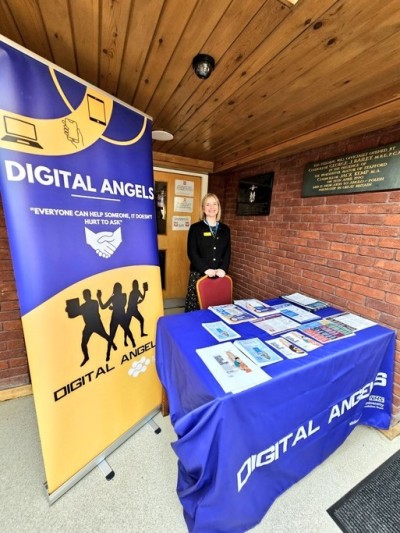 Digital Angels pop up stall