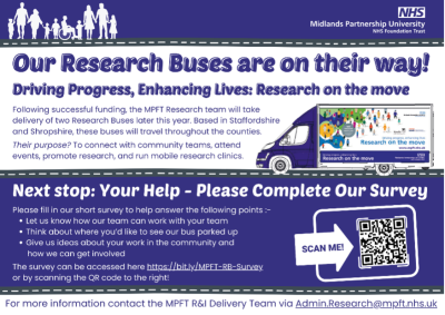 Research bus survey poster