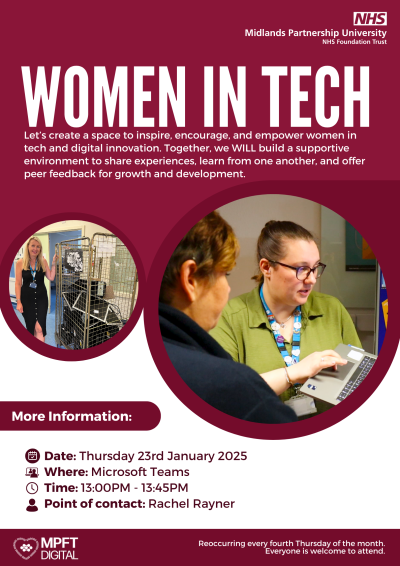 Women in tech poster