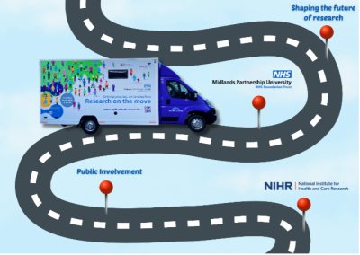 Road to research buses graphic