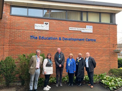 Some of the governors at the Education and Development Centre, St. George's Hospital.