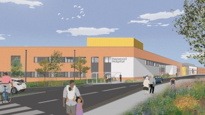 Artists impression of the new Haywood Hospital Outpatients Building